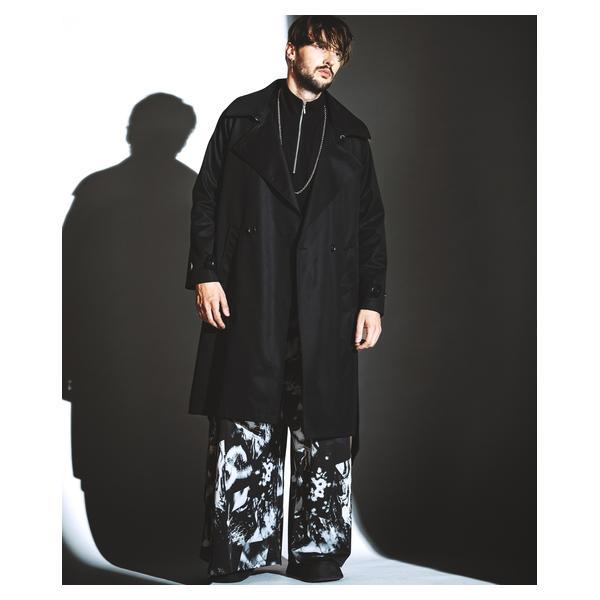 ノーアイディー（NO ID．）/アシンメトリードレープワイドパンツ