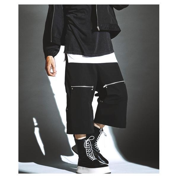 ノーアイディー（NO ID．）/2wayワイドパンツ