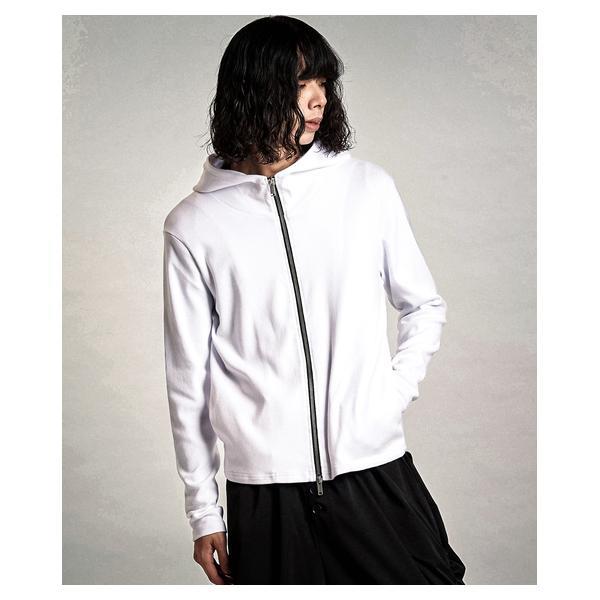 ノーアイディー（NO ID．）/フライスハイネックZIPパーカ