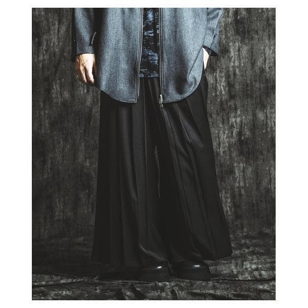 ノーアイディー（NO ID．）/ハカマプリーツトラウザーズ