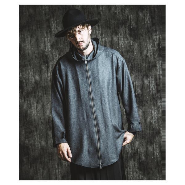 ノーアイディー（NO ID．）/インバーテッドタックフーデッドコート