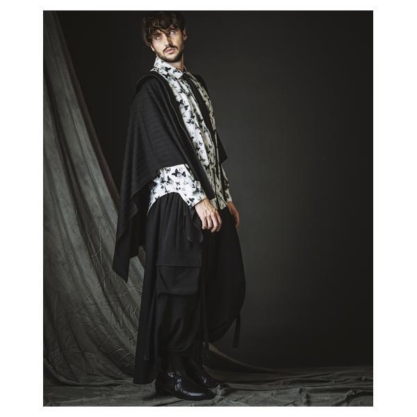 ノーアイディー（NO ID．）/DrawstringHoodedPoncho/ドローストリングスフーデッドポンチョ_7