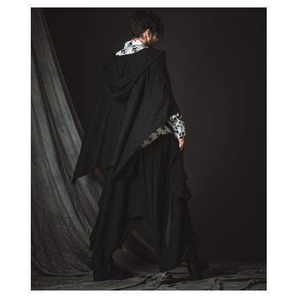 ノーアイディー（NO ID．）/DrawstringHoodedPoncho/ドローストリングスフーデッドポンチョ_8