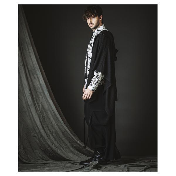 ノーアイディー（NO ID．）/DrawstringHoodedPoncho/ドローストリングスフーデッドポンチョ_9