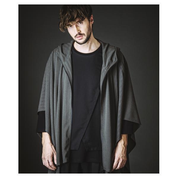 ノーアイディー（NO ID．）/DrawstringHoodedPoncho/ドローストリングスフーデッドポンチョ_13