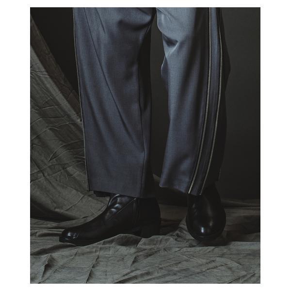 ノーアイディー（NO ID．）/LayeredHeelBoots/レイヤードヒールブーツ