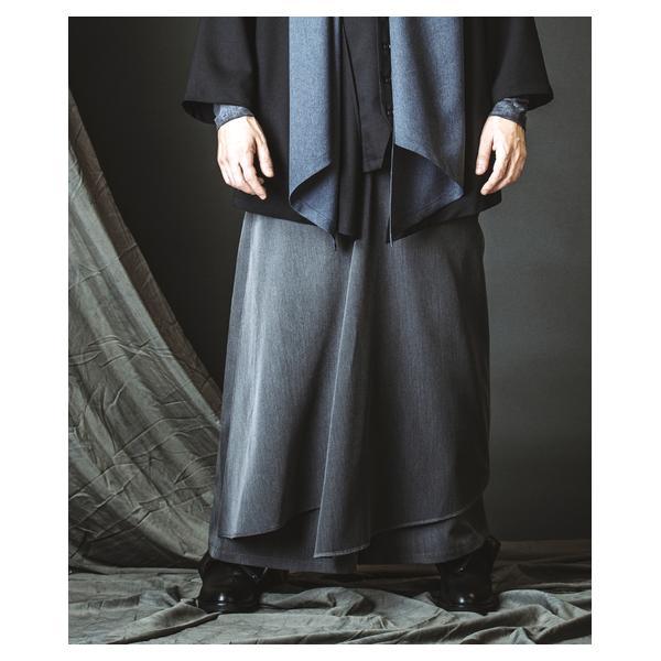 ノーアイディー（NO ID．）/LayeredCapeBaggyTrousers/レイヤードケープバギートラウザーズ_9