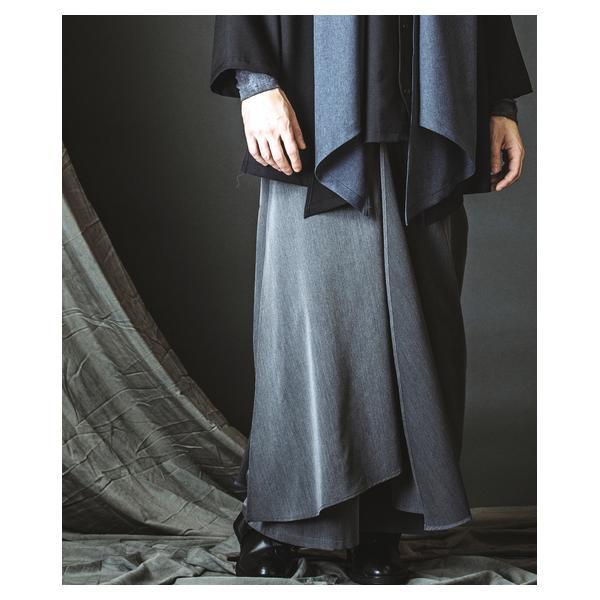 ノーアイディー（NO ID．）/LayeredCapeBaggyTrousers/レイヤードケープバギートラウザーズ_11