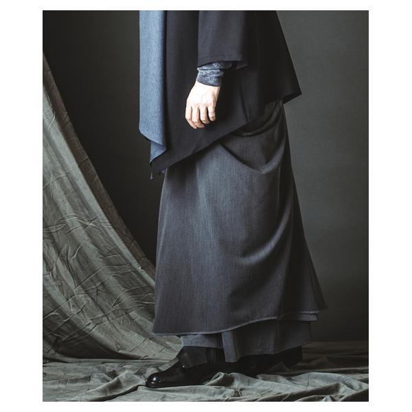 ノーアイディー（NO ID．）/LayeredCapeBaggyTrousers/レイヤードケープバギートラウザーズ_12