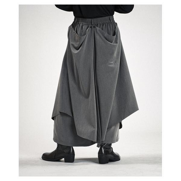 ノーアイディー（NO ID．）/LayeredCapeBaggyTrousers/レイヤードケープバギートラウザーズ_15