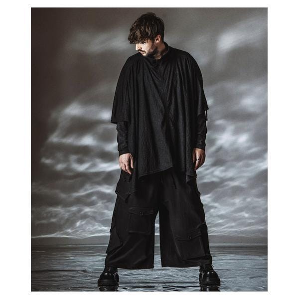 ノーアイディー（NO ID．）/Asymmetry Wide Cargo Pants / アシンメトリーワイドカーゴパンツ_1