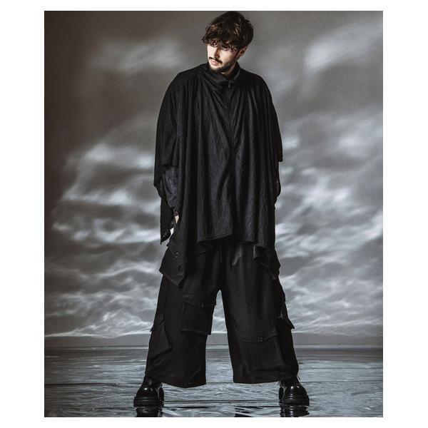 ノーアイディー（NO ID．）/Asymmetry Wide Cargo Pants / アシンメトリーワイドカーゴパンツ_3