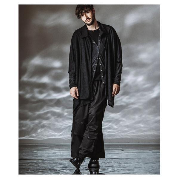 ノーアイディー（NO ID．）/Asymmetry Wide Cargo Pants / アシンメトリーワイドカーゴパンツ_5