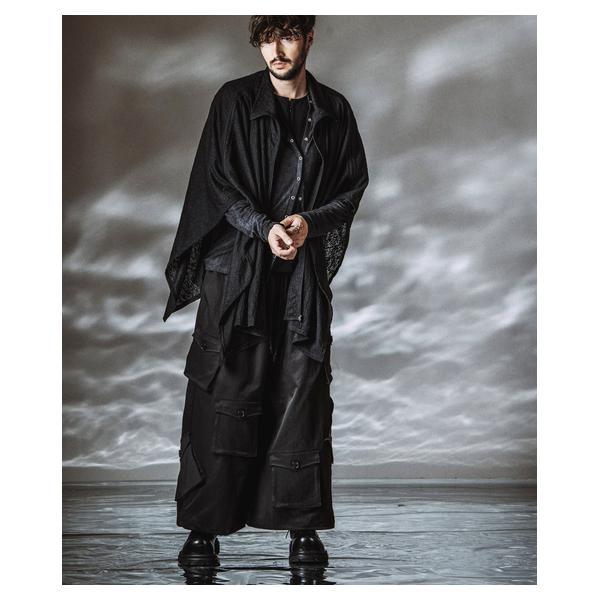 ノーアイディー（NO ID．）/Asymmetry Wide Cargo Pants / アシンメトリーワイドカーゴパンツ_7