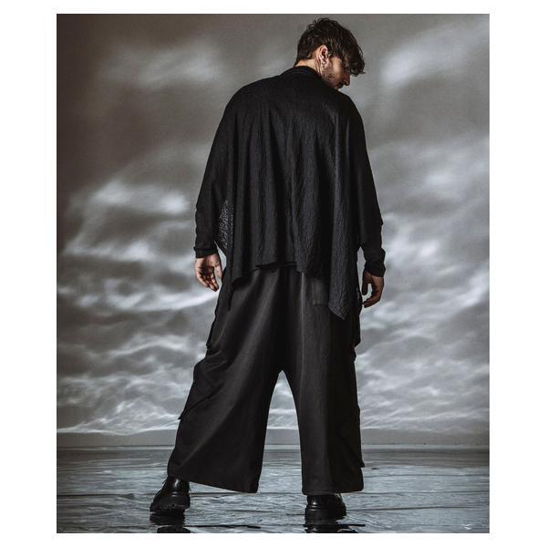ノーアイディー（NO ID．）/Asymmetry Wide Cargo Pants / アシンメトリーワイドカーゴパンツ_13