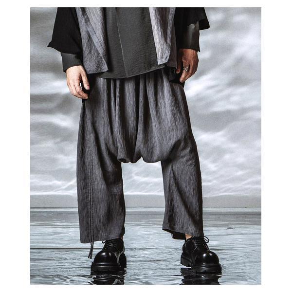 ノーアイディー（NO ID．）/【NO ID．】Drawstrings Sarrouel Pants / ドローストリングスサルエル_2