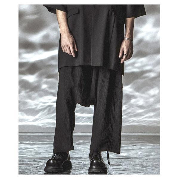 ノーアイディー（NO ID．）/【NO ID．】Drawstrings Sarrouel Pants / ドローストリングスサルエル_1