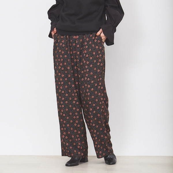 ルージュ・ヴィフ ラクレ（Rouge vif la cle）/【WEB＆一部店舗限定】プリントイージーパンツ