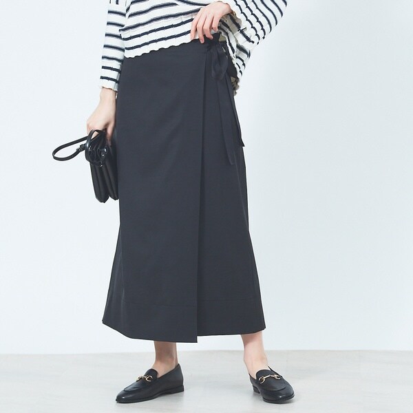 ルージュ・ヴィフ ラクレ（Rouge vif la cle）/ラップセミフレアスカート