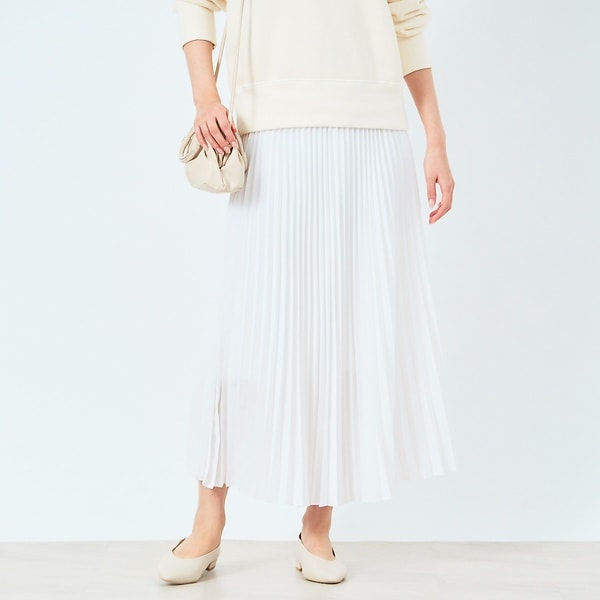 ルージュ・ヴィフ ラクレ（Rouge vif la cle）/ボイルプリーツスカート