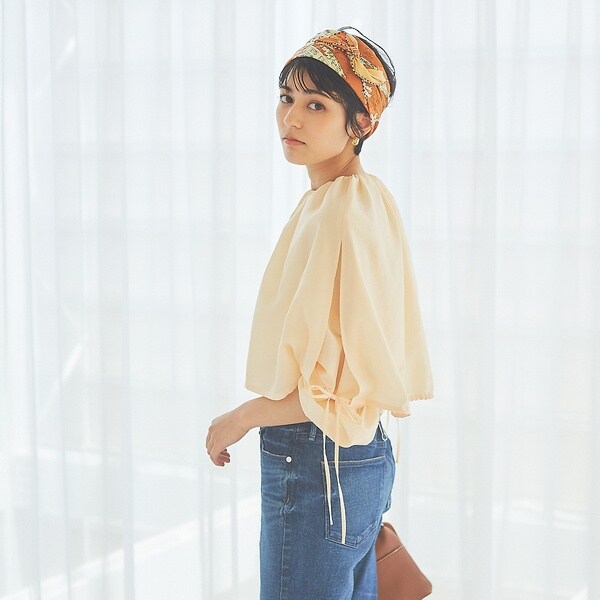 ルージュ・ヴィフ ラクレ（Rouge vif la cle）/大衿ブラウス