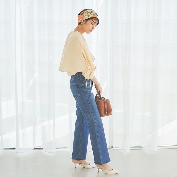 ルージュ・ヴィフ ラクレ（Rouge vif la cle）/大衿ブラウス