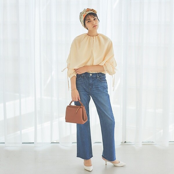 ルージュ・ヴィフ ラクレ（Rouge vif la cle）/大衿ブラウス