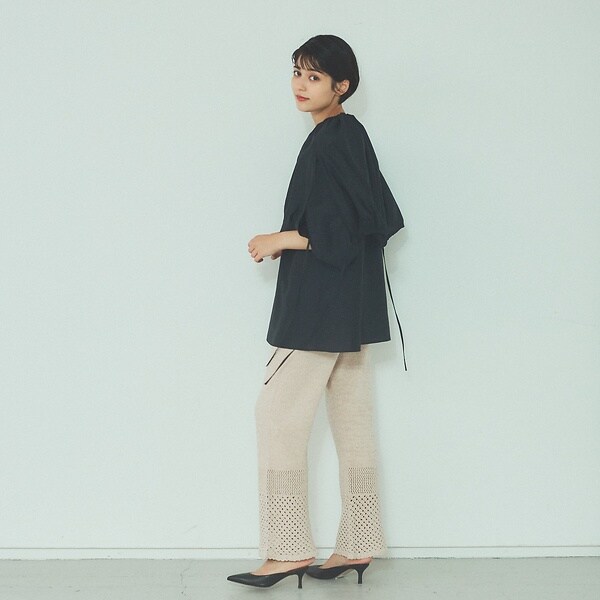 ルージュ・ヴィフ ラクレ（Rouge vif la cle）/大衿ブラウス