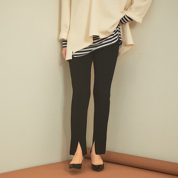 ルージュ・ヴィフ ラクレ（Rouge vif la cle）/フロントスリットウエストゴムパンツ