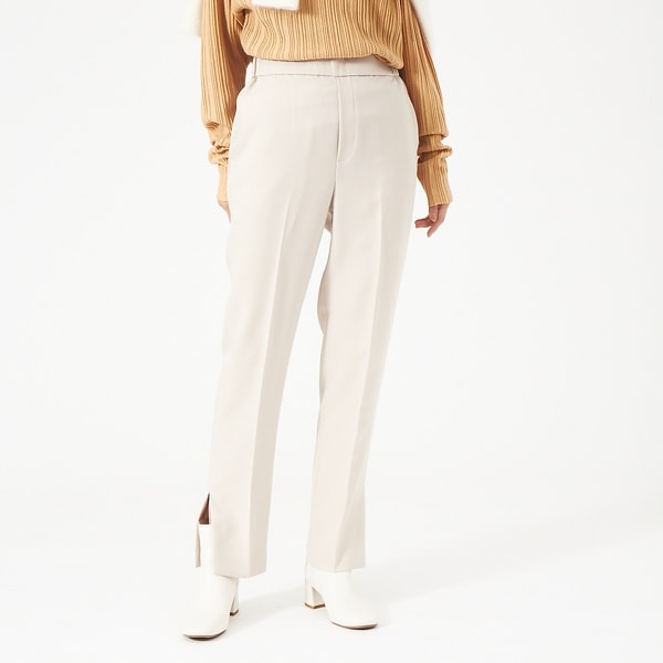 ルージュ・ヴィフ ラクレ（Rouge vif la cle）/パウダリーストレッチスリットパンツ