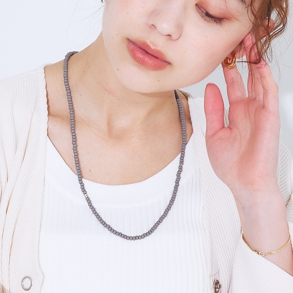 ルージュ・ヴィフ ラクレ（Rouge vif la cle）/【Dough． 】別注ビーズネックレス