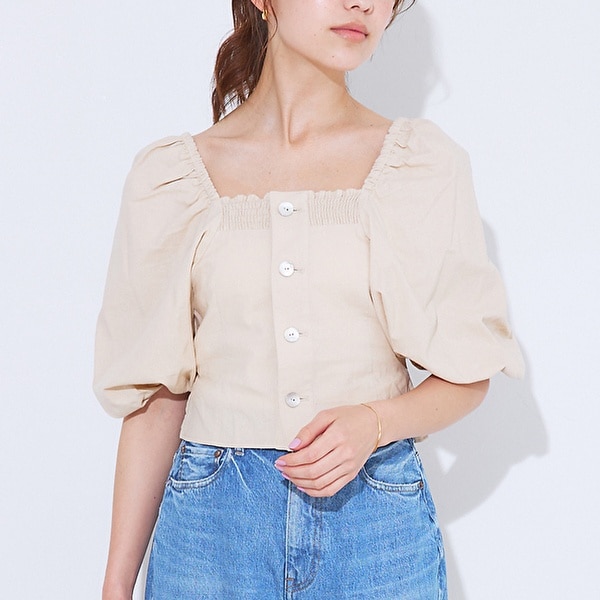 ルージュ・ヴィフ ラクレ（Rouge vif la cle）/【セットアップ対応】リボンボリュームスリーブブラウスの通販は