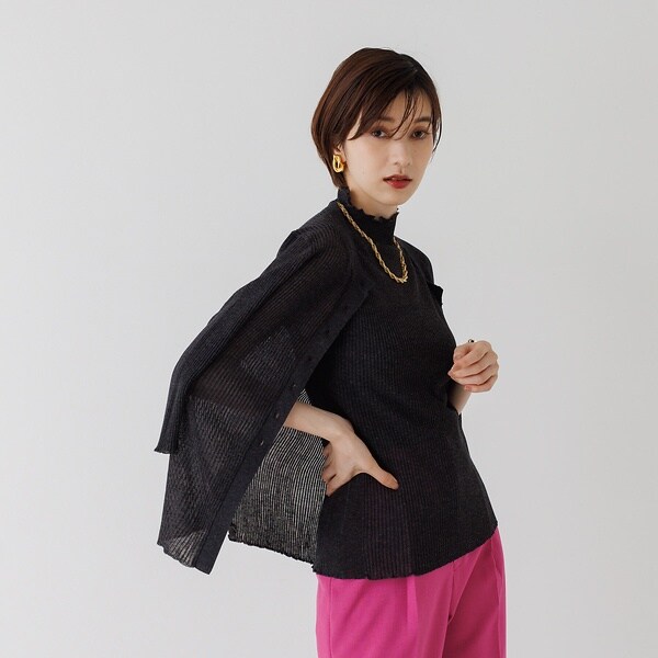 ルージュ・ヴィフ ラクレ（Rouge vif la cle）/リブカーディガンの通販は 11,405円