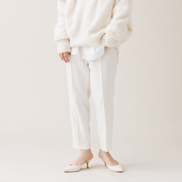 ルージュ・ヴィフ ラクレ（Rouge vif la cle）/【XSサイズ展開】 パウダーツイルテーパードパンツ