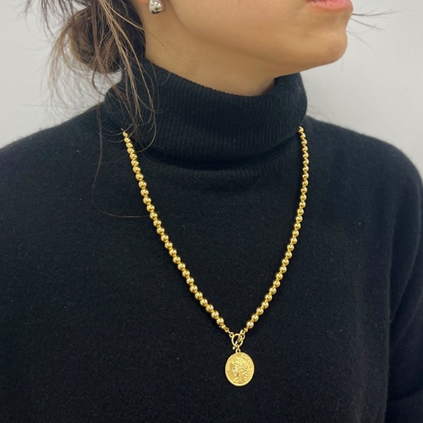 ルージュ・ヴィフ ラクレ（Rouge vif la cle）/コインネックレス