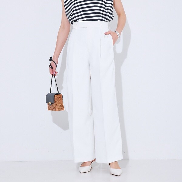 ルージュ・ヴィフ ラクレ（Rouge vif la cle）/ツイルワイドパンツ