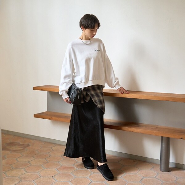 ルージュ・ヴィフ ラクレ（Rouge vif la cle）/【ロングセラー】【定番人気】バイヤスロングナロースカート_19