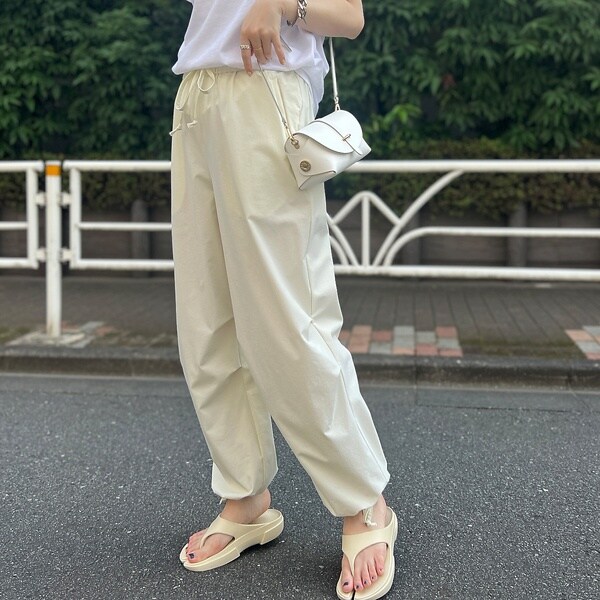 ルージュ・ヴィフ ラクレ（Rouge vif la cle）/ストレッチライトクロスパラシュートパンツの通販は