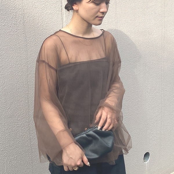 ルージュ・ヴィフ ラクレ（Rouge vif la cle）/チュール シアーブラウス