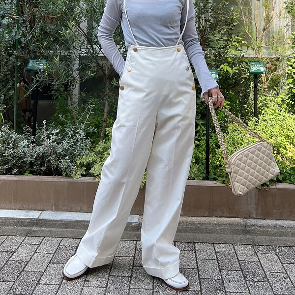 関税込★セザンヌ★ハイウエスト ワイドレッグ ストレートパンツ 関税込☆セザンヌ ワイドレッグ ハイウエスト ストレート パンツ