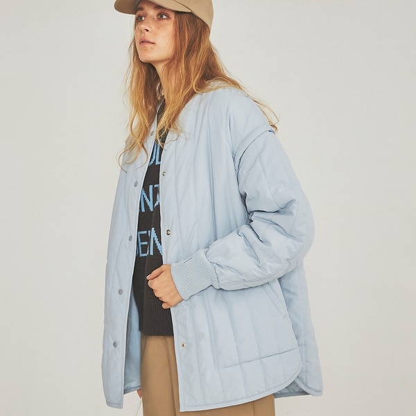 ルージュ・ヴィフ ラクレ（Rouge vif la cle）/2WAY キルティングコート