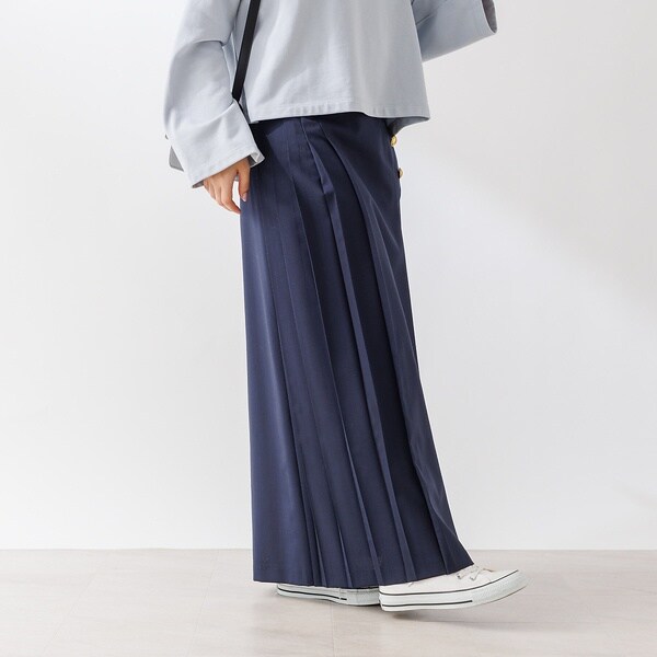 ルージュヴィフラクレ✨ラッププリーツボタンスカート ¥24,200(税込) ルージュ・ヴィフ ラクレ（Rouge vif la cle）/【セットアップ