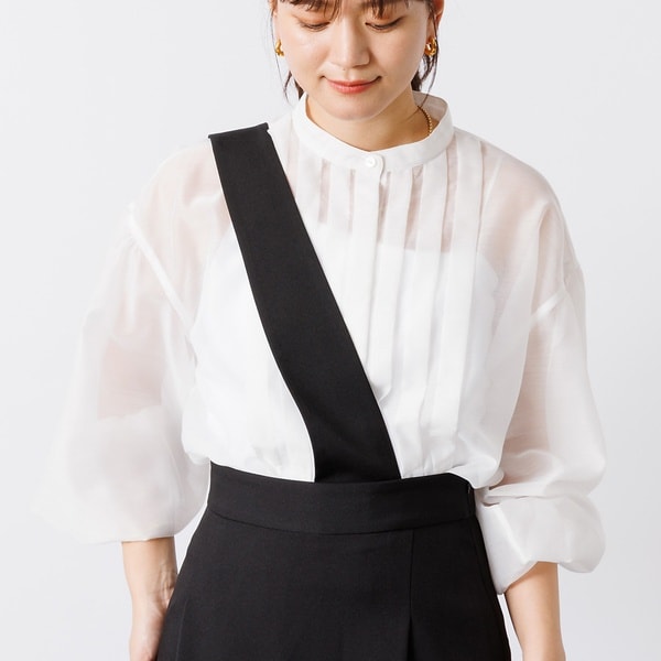 ルージュ・ヴィフ ラクレ（Rouge vif la cle）/シアータックフレアブラウスの通販は