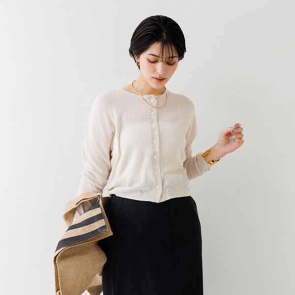 ルージュ・ヴィフ ラクレ（Rouge vif la cle）/布帛コンビシアーリブ