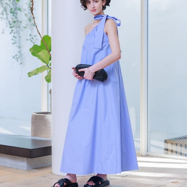 ルージュ・ヴィフ ラクレ（Rouge vif la cle）/ワンショルダーワンピース