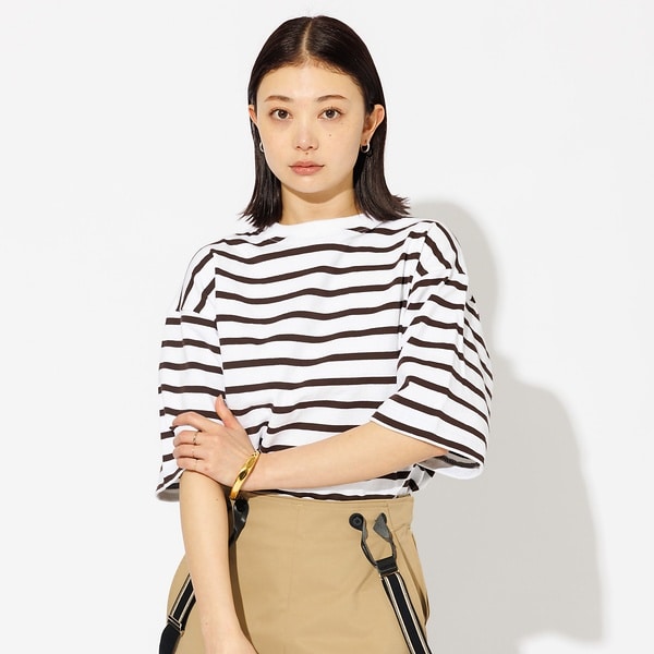 ルージュ・ヴィフ ラクレ（Rouge vif la cle）/【BARBARIAN/バーバリアン】ボーダーTシャツ / ビッグシルエット /