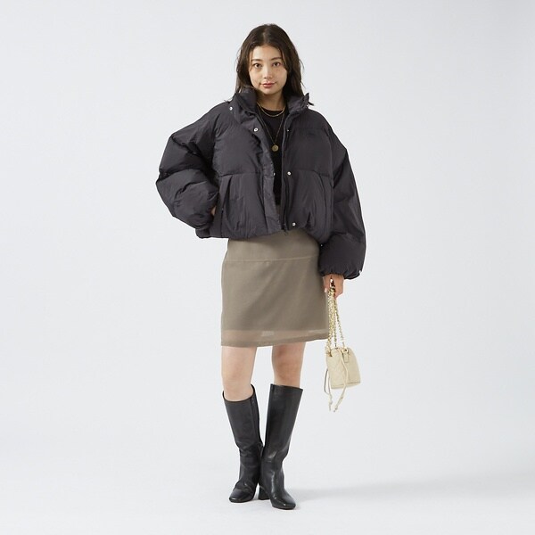 ルージュ・ヴィフ ラクレ（Rouge vif la cle）/25AW新色追加【KELTY/ケルティ】インサレーションクロップドジャケット / ルージュ・ヴィフ ラクレ（Rouge vif la cle）/25AW新色追加【KELTY