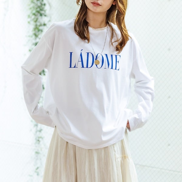 ルージュ・ヴィフ ラクレ（Rouge vif la cle）/別注【MICA&DEAL /マイカアンドディール】LADOME プリントロンT