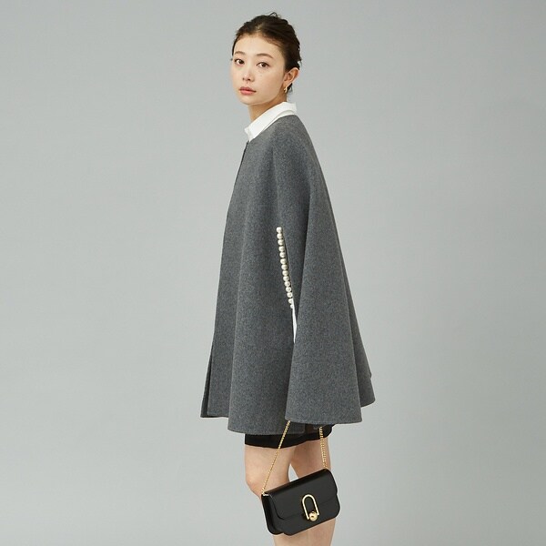 ブルーレーベルクレストブリッジ チェックロングコート リバーシブル 36 クレストブリッジチェックダブルフェイスロングコート