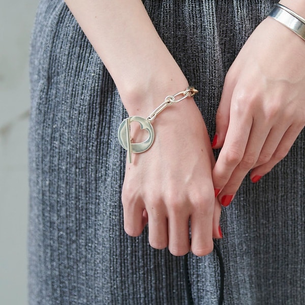 ルージュ・ヴィフ ラクレ（Rouge vif la cle）/【FULL OF GRACE/フル オブ グレイス 】ハートモチーフチェーンブレの通販は